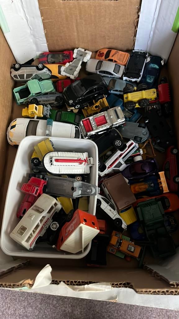 Doos vol autootjes auto’s auto speelgoed, Ophalen of Verzenden, Gebruikt
