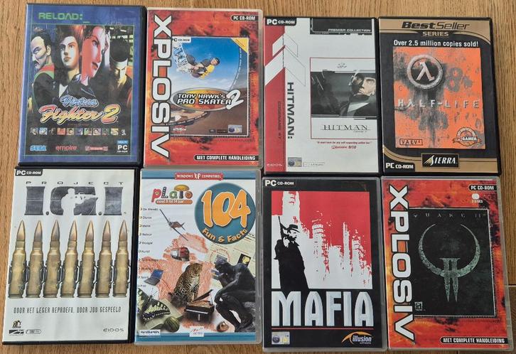 8 oudere pc games, Spelcomputers en Games, Games | Pc, Gebruikt, Sport, 1 speler, Vanaf 3 jaar, Ophalen of Verzenden