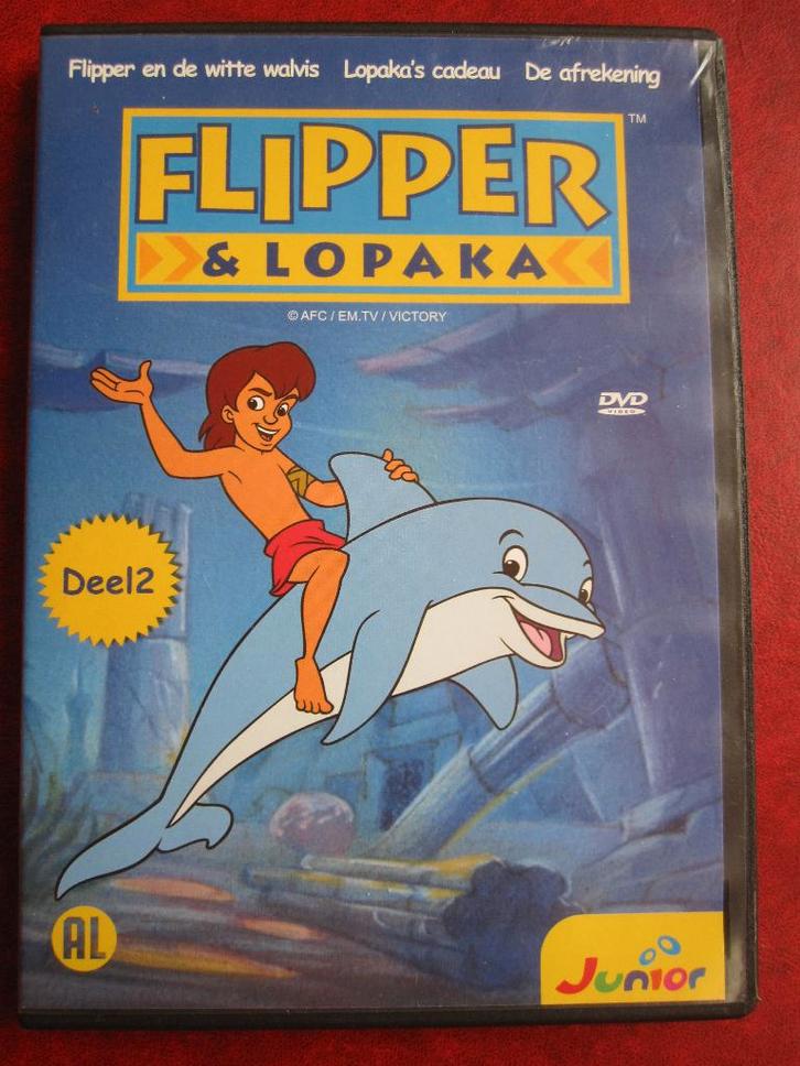 Flipper & Lopaka - Deel 2 (1999), Cd's en Dvd's, Dvd's | Tekenfilms en Animatie, Zo goed als nieuw, Amerikaans, Tekenfilm, Alle leeftijden