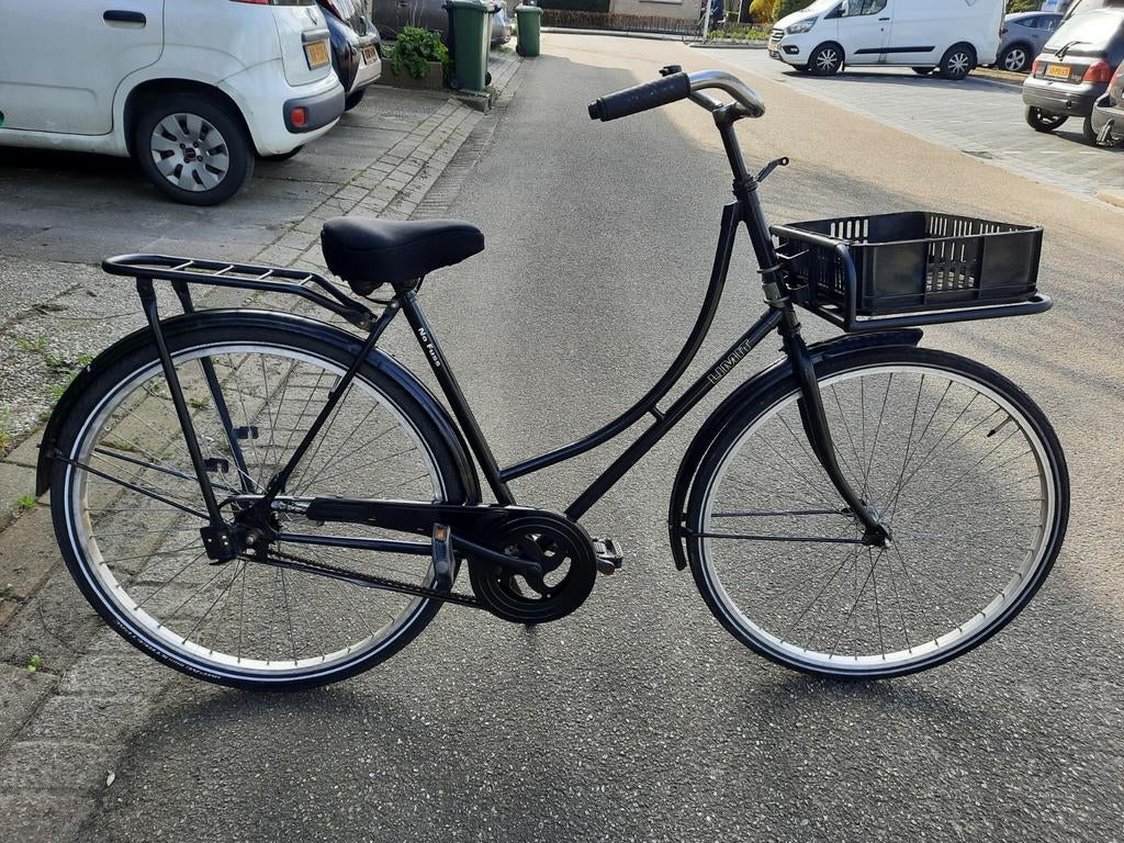 Transporter Omafiets 28"53cm (NETTE EN GOEDE STAAT), 53 tot 56 cm, Ophalen, Gebruikt, Terugtraprem