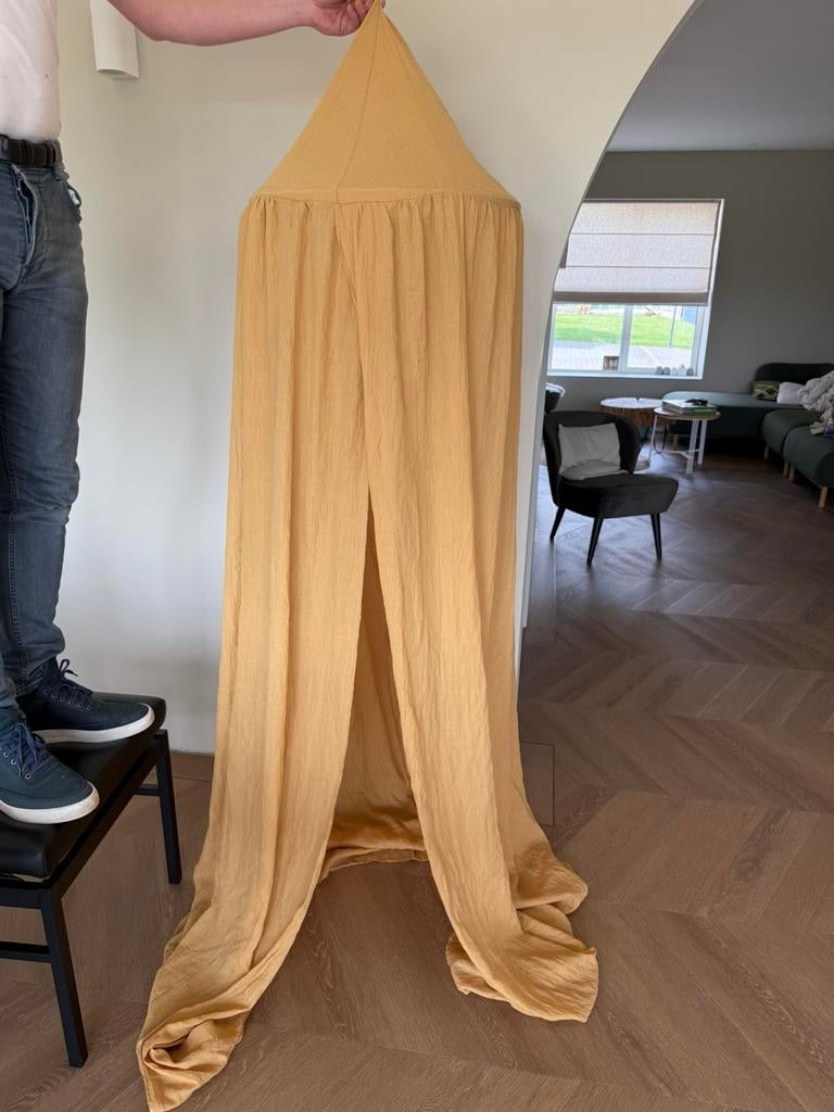 Okergeel hemeltje babykamer, Ophalen of Verzenden, Zo goed als nieuw, Klamboe