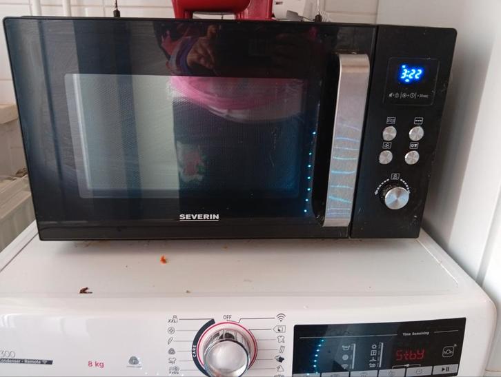 Severin combimagnetron - Gebruikt maar werkt goed, Witgoed en Apparatuur, Magnetrons, Gebruikt, Vrijstaand, Combimagnetron, Grill