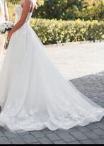 Trouwjurk te koop maat 34/36, Ophalen, Overige typen, Wit, Zo goed als nieuw