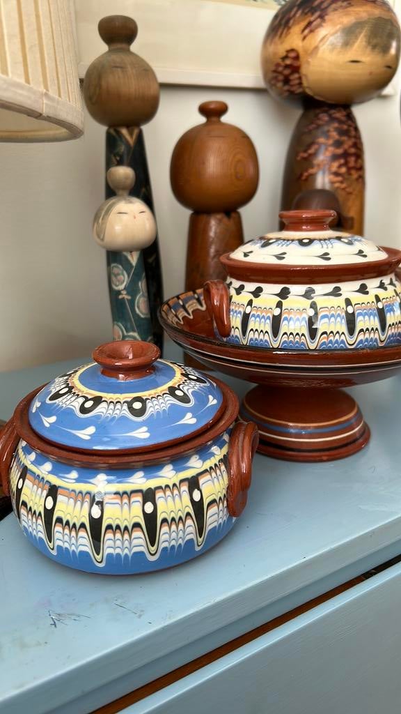 Bulgaars rode klei keramiek Troyan pottery, Antiek en Kunst, Antiek | Keramiek en Aardewerk, Ophalen of Verzenden