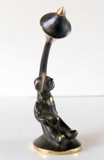 Koopje! Bronzen beeldje(no 5) dronken man Walter Bosse, incl, Verzenden