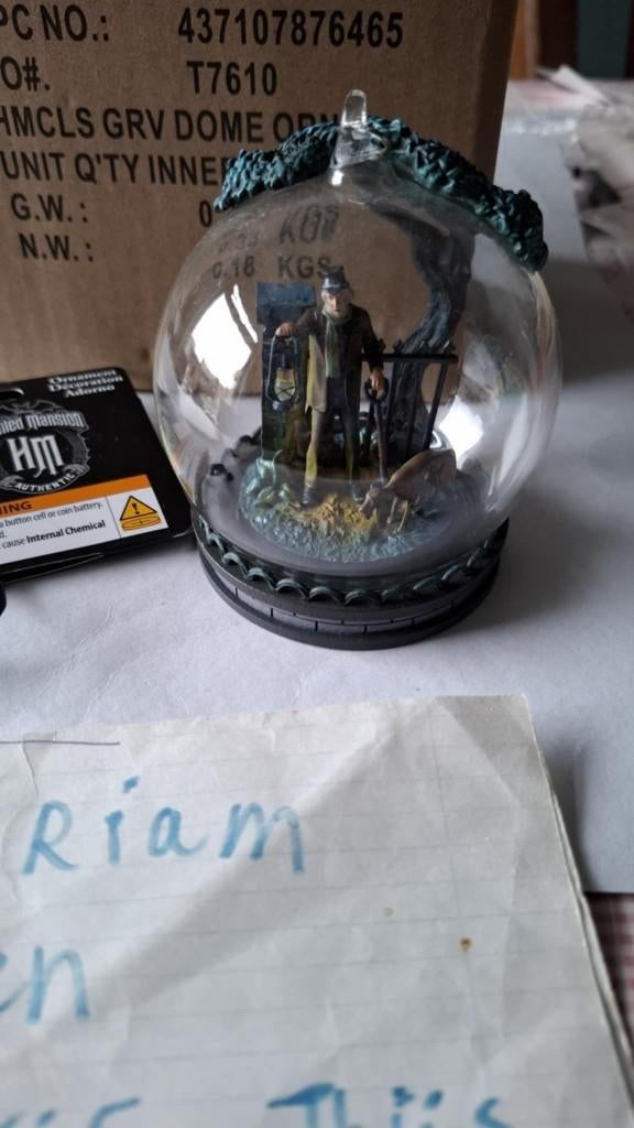 Disney Haunted Mansion ornament, Verzamelen, Ophalen of Verzenden, Overige figuren, Zo goed als nieuw, Beeldje of Figuurtje