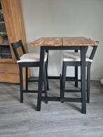 Bartafel & barkrukken (2x), Huis en Inrichting, Tafels | Statafels, Ophalen