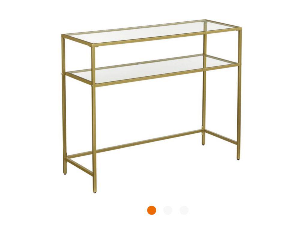 Te koop console tafel, Ophalen of Verzenden, Nieuw, 25 tot 50 cm, Rechthoekig