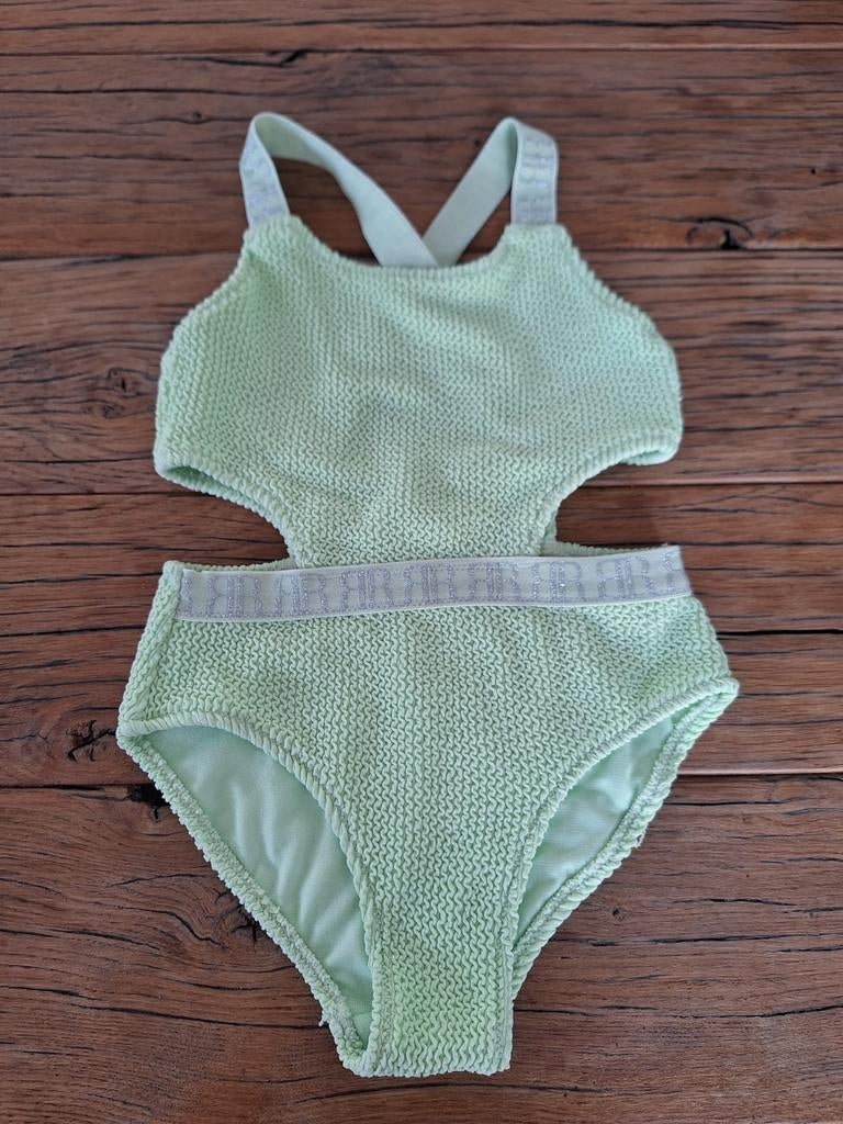 River Island badpak maat 128 groen, Kinderen en Baby's, Kinderkleding | Kinder-zwemkleding, Gebruikt, Meisje, Badpak, River Island