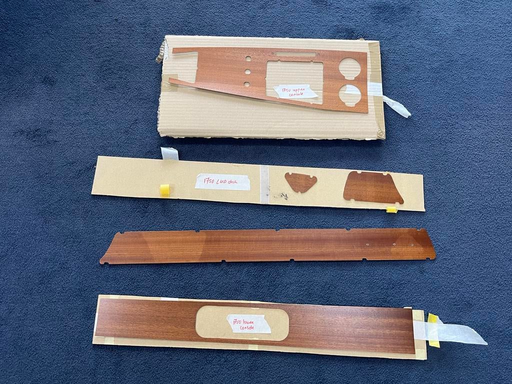 Alfa Romeo 1750 Houten Dashboard en Console Fineer, Auto-onderdelen, Ophalen of Verzenden, Gebruikt, Alfa Romeo