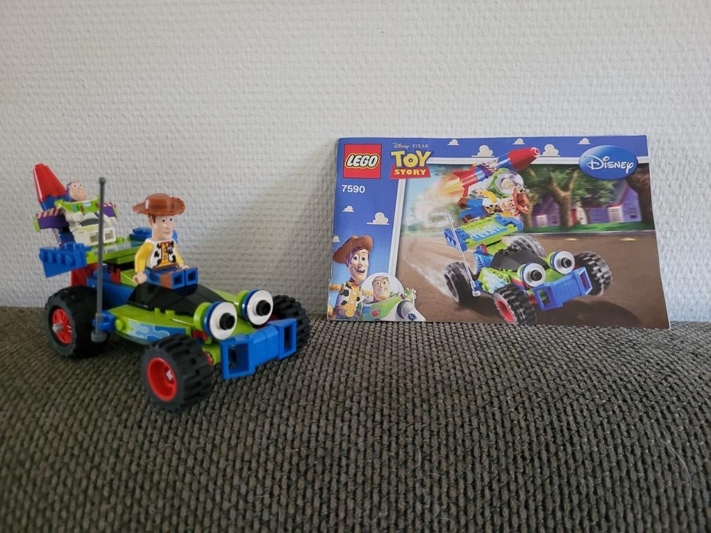 Lego Toy Story 7590 Woody en Buzz Lightyear RC Racer, Compleet, Overige thema's, Lego, Ophalen of Verzenden
