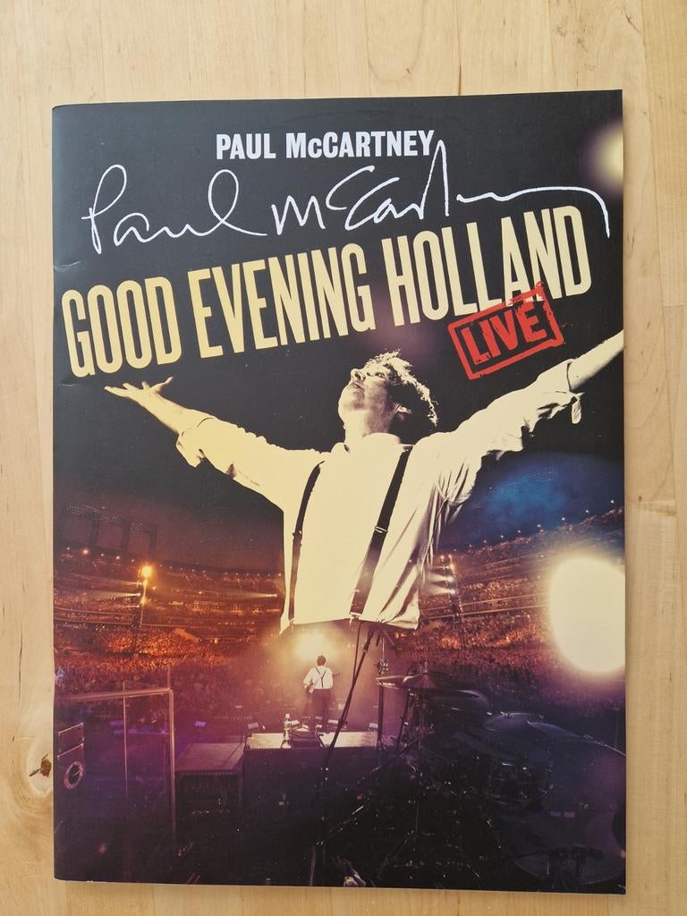 Paul McCartney - Good Evening Holland Live Boek, Ophalen of Verzenden, Zo goed als nieuw, Artiest, Paul McCartney