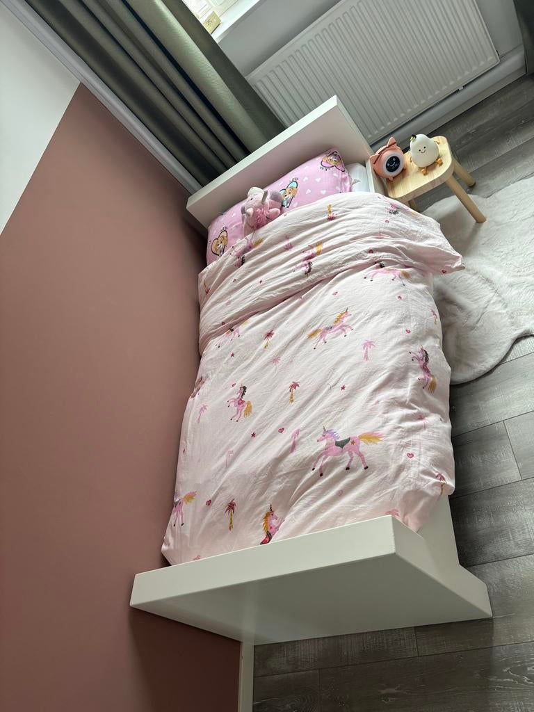 Peuterbed Alaska - Wit kidsmill, Ophalen, Gebruikt, 70 tot 85 cm, 140 tot 160 cm