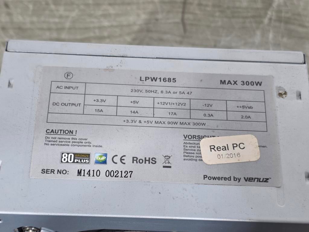 Lpw1685 300w max voeding psu power supply, Ophalen of Verzenden, Gebruikt