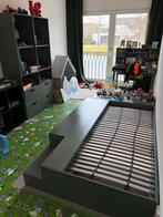 Opbergkast - hout & matgroen - met lades en open vakken, Kinderen en Baby's, Kinderkamer | Commodes en Kasten, Ophalen, Gebruikt