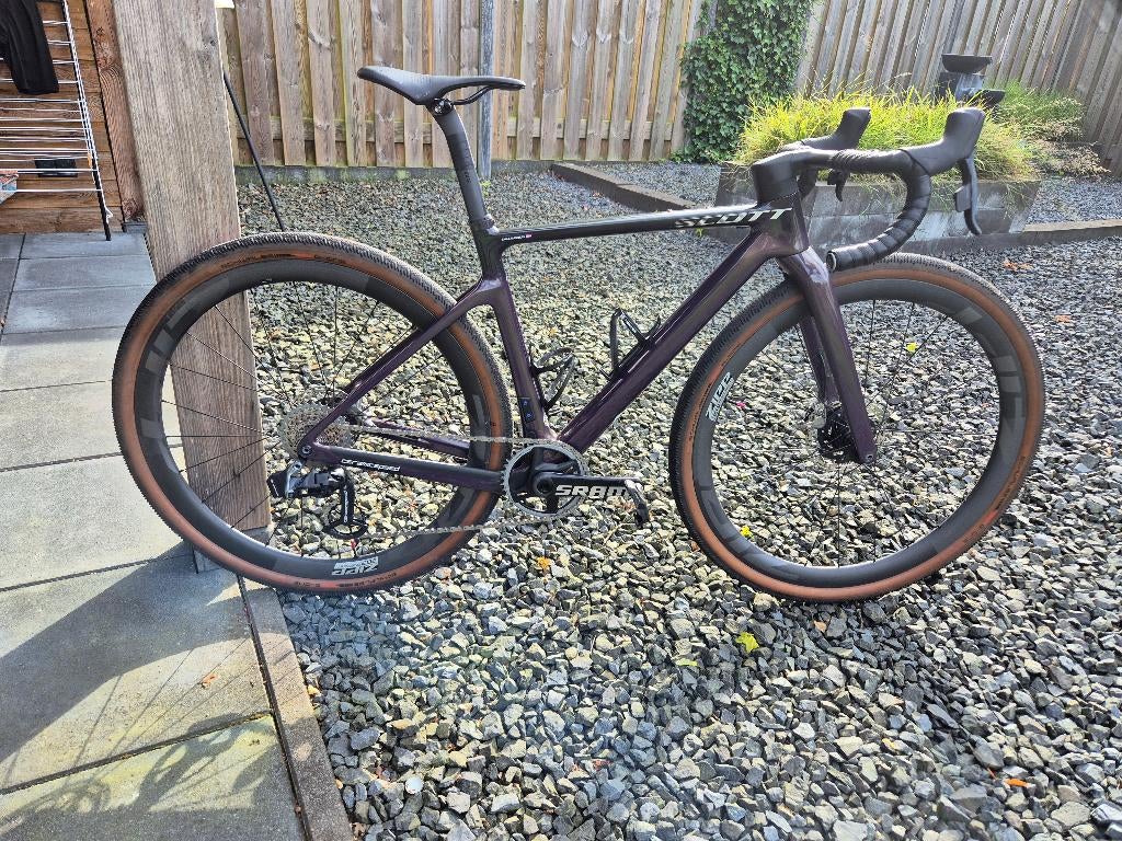 Scott addict gravel, Gebruikt, Carbon, Meer dan 20 versnellingen, 53 tot 57 cm