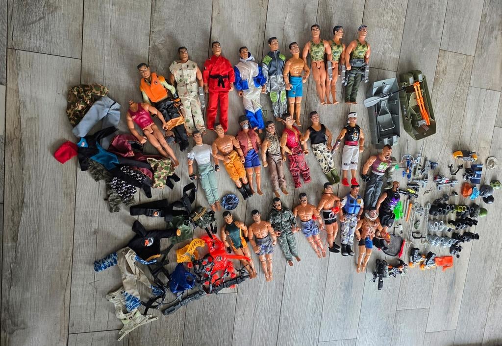 Action man poppen verzameling, Ophalen of Verzenden, Gebruikt