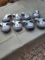 4 zwenkwielen, Doe-het-zelf en Verbouw, Zwenkwielen, Ophalen, Zo goed als nieuw