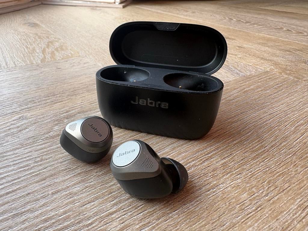 Jabra Elite 85t Draadloze Oordopjes met ANC, Gebruikt, Zwart, In gehoorgang (in-ear), Actieve ruisonderdrukking