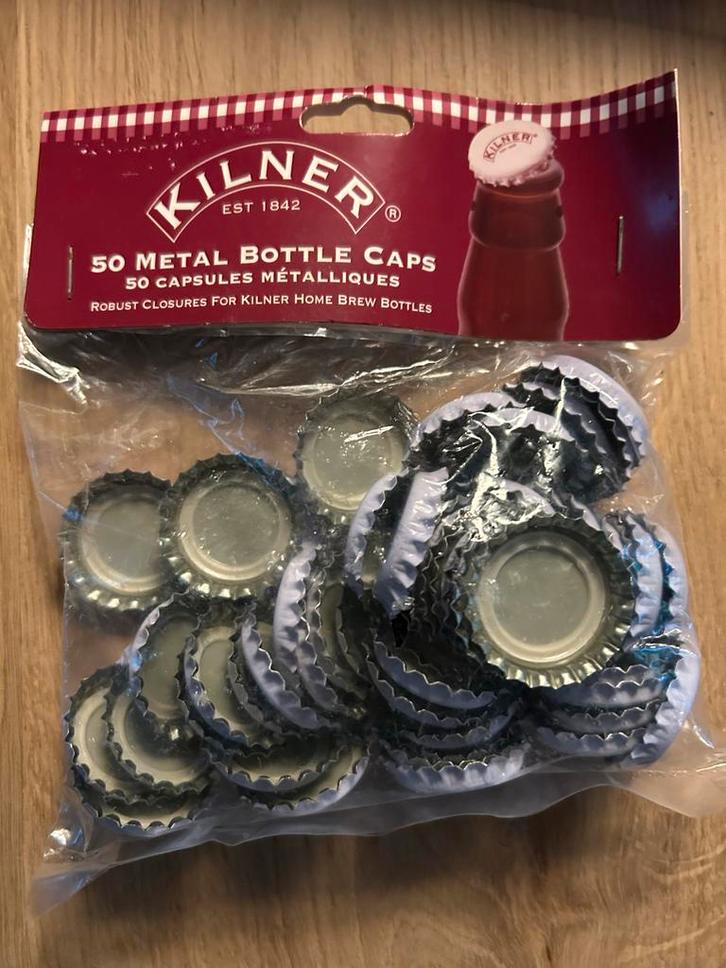 Kilner Metalen Flesdoppen - 50 stuks, Huis en Inrichting, Keuken | Keukenbenodigdheden, Nieuw, Ophalen of Verzenden