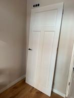 Gebroken wit glans gelakte binnendeur 210x83x4cm, Ophalen, Gebruikt, 80 tot 100 cm, Binnendeur