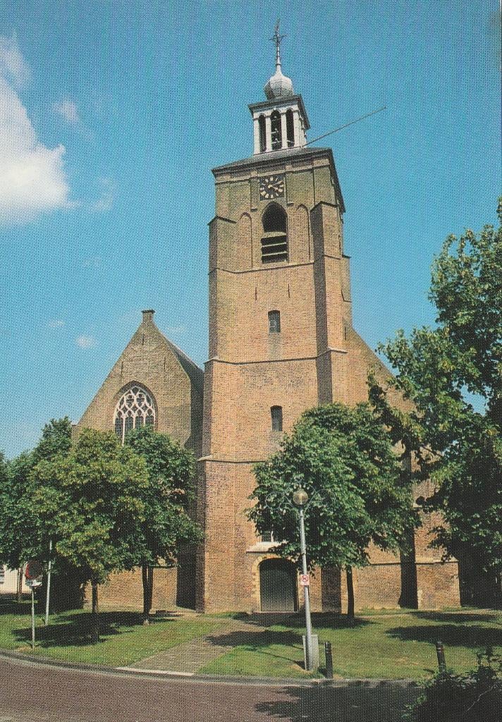 OUDE TONGE Ned. Herv. Kerk, Verzamelen, Ansichtkaarten | Nederland, Verzenden, 1980 tot heden, Gelopen, Zuid-Holland