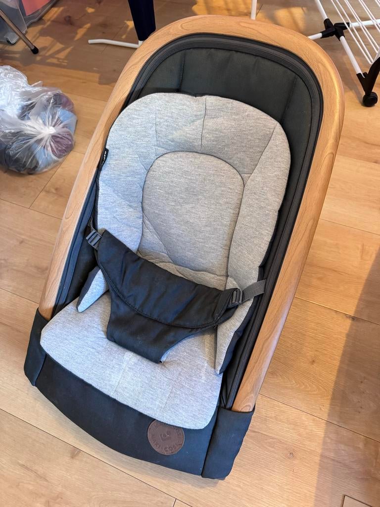 Wipstoel Maxi Cosi Kori 2-1 essential graphite, Kinderen en Baby's, Wipstoeltjes, Gebruikt, Wipstoel, Overige merken, Met gordel(s) of riempje(s)