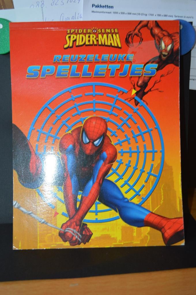 zgan vintage spelletjes blok SPIDER-MAN, Ophalen of Verzenden, Nieuw