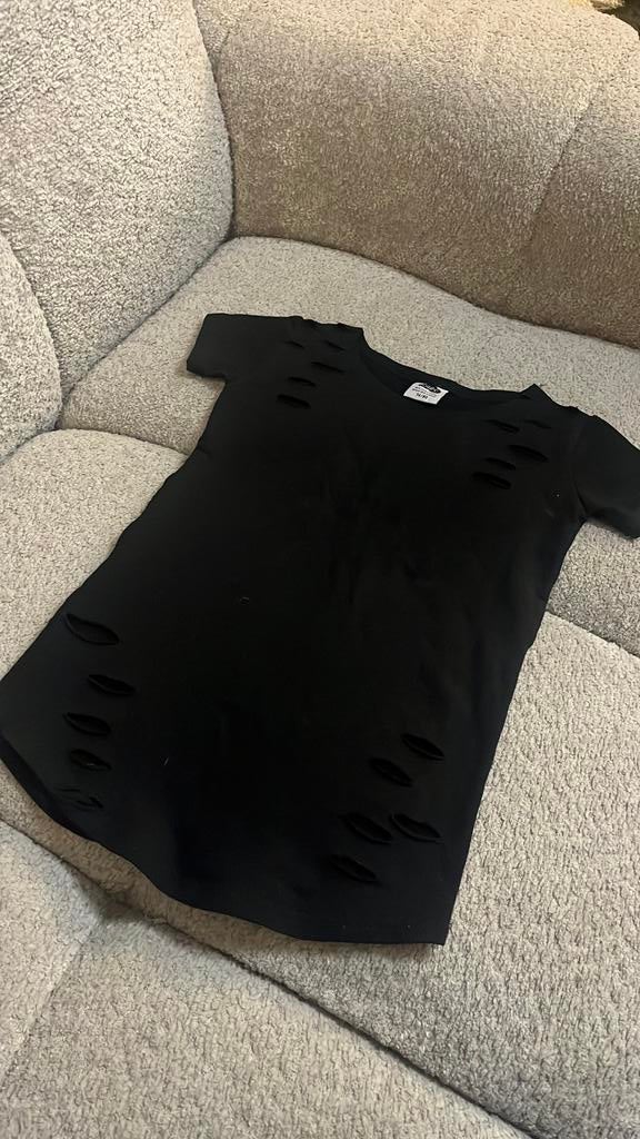 Ouapc jurkje zwart maat 74/80, Kinderen en Baby's, Babykleding | Maat 74, ., Ophalen of Verzenden, Zo goed als nieuw, .