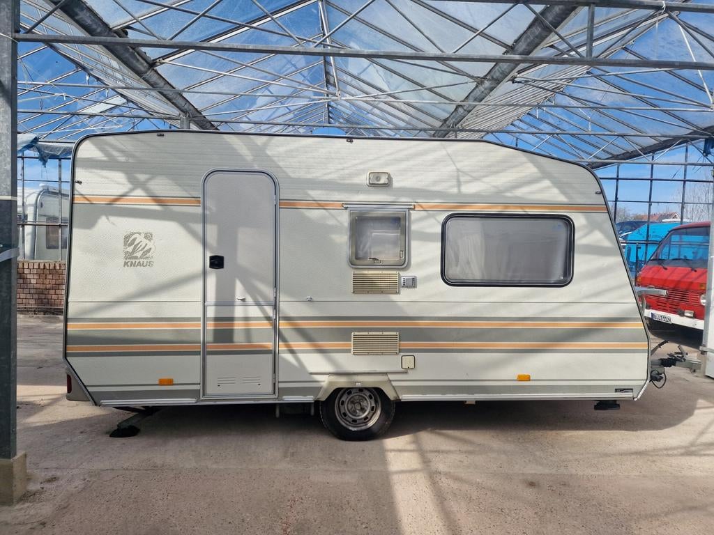 Knaus südwind 420 (staat in Arnemuiden), Caravans en Kamperen, Luifel, Treinzit, Particulier, 500 - 750 kg