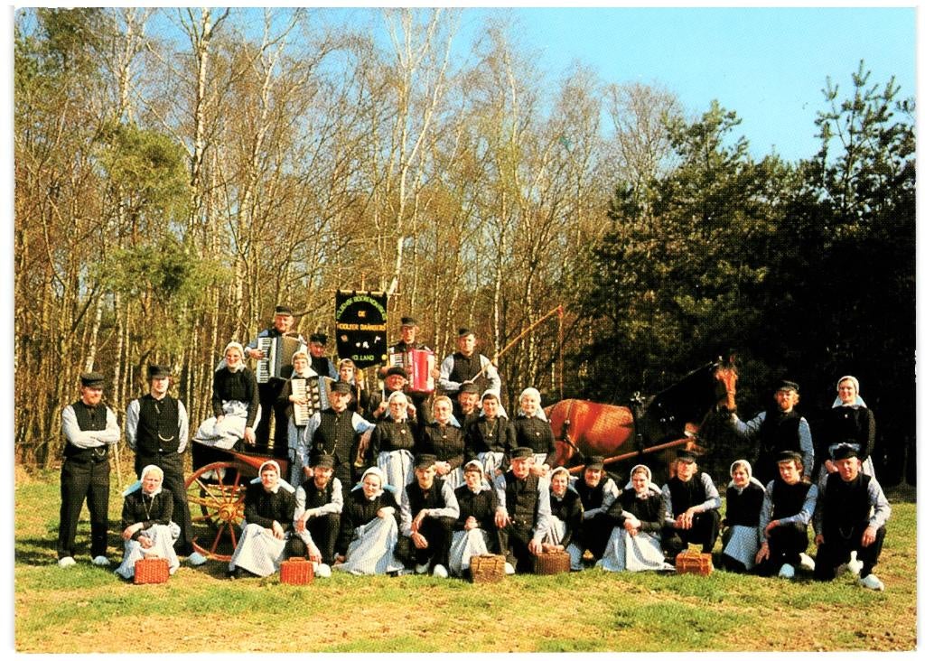 801463 Holten 1979 Boeren Dansg dracht Onbeschreven, Ophalen of Verzenden, 1960 tot 1980, Ongelopen, Overijssel