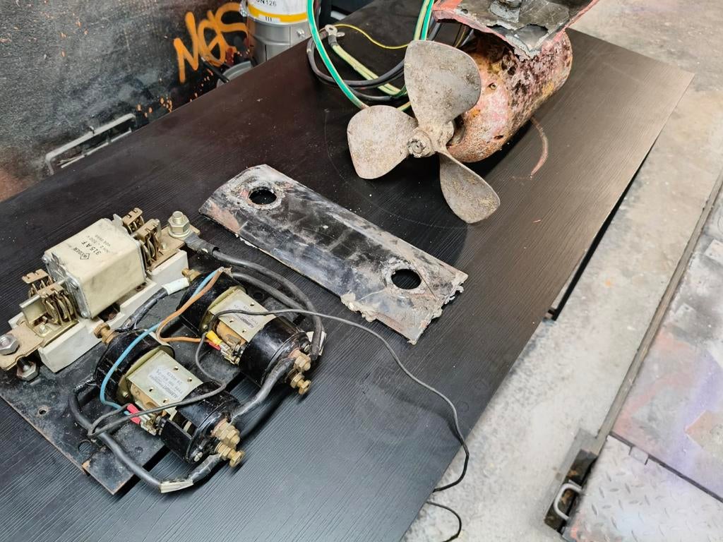 Cupa boegschroef compleet en goed werkend, Ophalen, Gebruikt, Motor en Techniek, Zeilboot of Motorboot