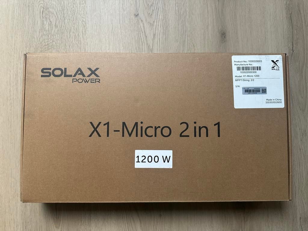 SolaX X1 1200W dubbele micro-omvormer, Ophalen of Verzenden, Nieuw