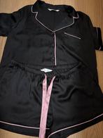 Mooie dames pyjama set van Primark, zwart met roze accenten, Kleding | Dames, Ophalen of Verzenden, Zo goed als nieuw, Maat 36 (S)