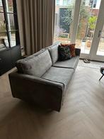 Bank antraciet 220x85cm, Huis en Inrichting, Banken | Bankstellen, Ophalen, Gebruikt, Driepersoons, 75 tot 100 cm