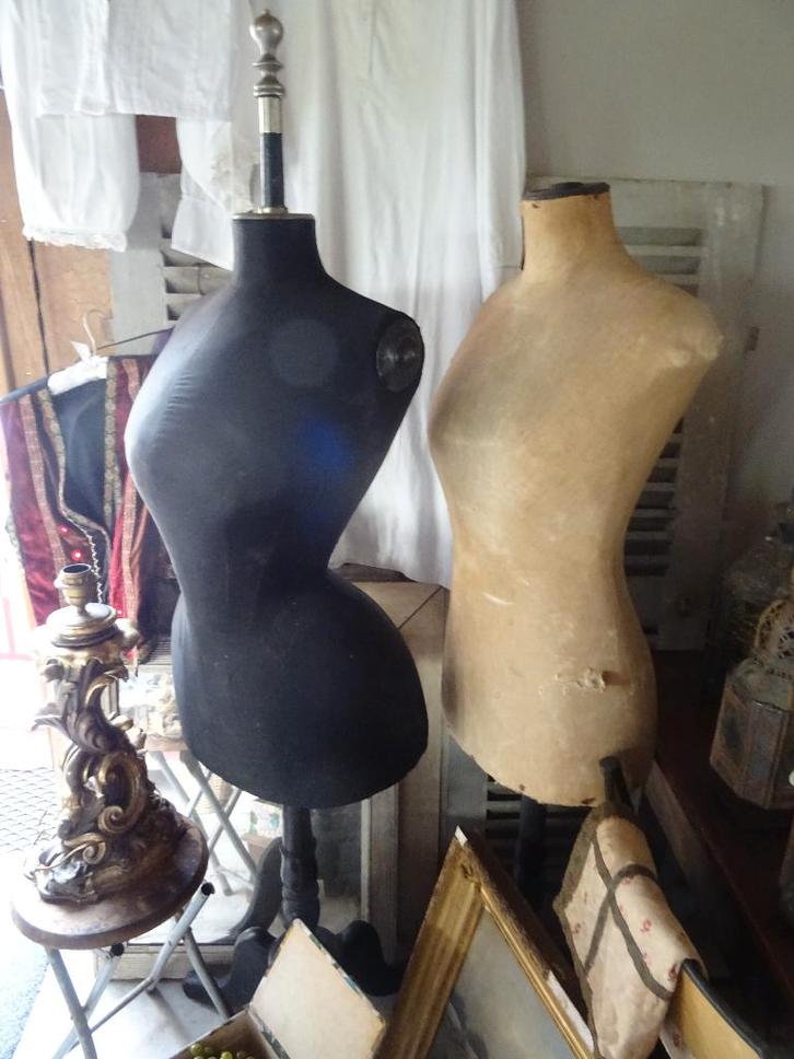 diverse Franse paspoppen bustes wespentaille, Antiek en Kunst, Antiek | Overige Antiek, Ophalen