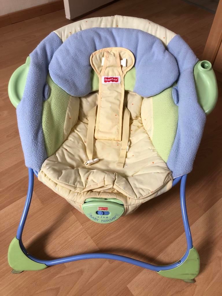 Fisher-Price Baby Papasan wipstoel, Ophalen, Fisher-Price, Wipstoel, Met gordel(s) of riempje(s)