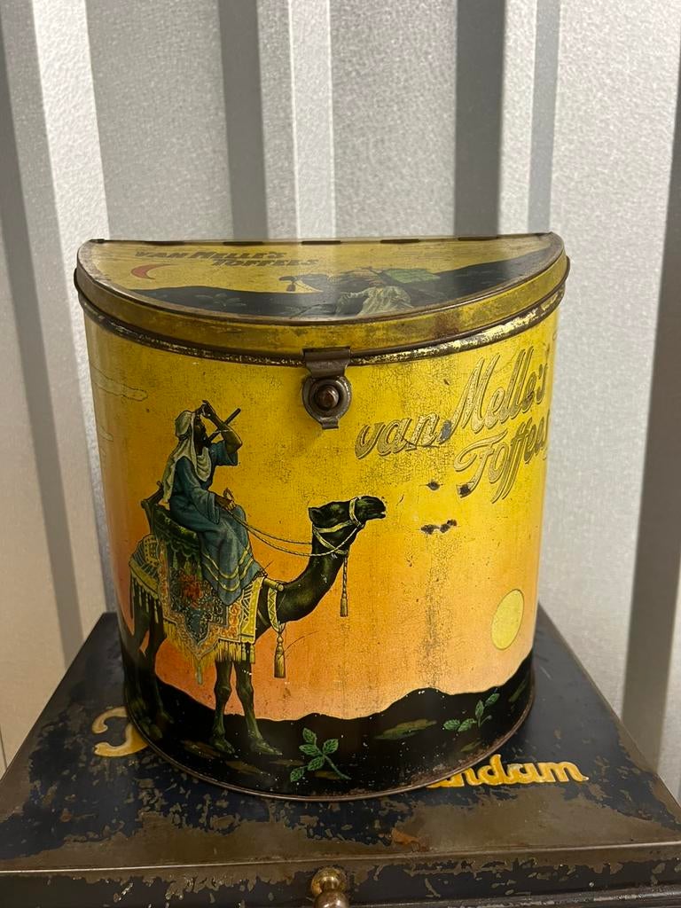 Van Melle toffees blik, Verzamelen, Blikken, Ophalen of Verzenden, Zo goed als nieuw, Overige