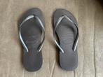 Havaianas slippers maat 37/38, Kleding | Dames, Schoenen, Ophalen of Verzenden, Gedragen, Zwart, Slippers