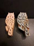 Uilen hout, Verzamelen, Beelden en Beeldjes, Ophalen of Verzenden, Gebruikt, Dier