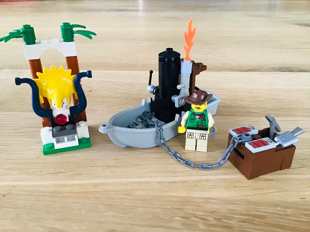 LEGO adventurers 7410, orient expedition jungle river, ZGAN, Kinderen en Baby's, Speelgoed | Duplo en Lego, Ophalen of Verzenden