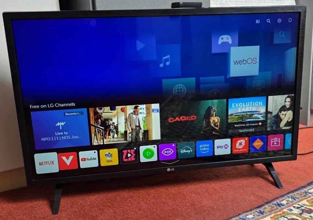 LG 32 inch 81cm Smart TV Wi-Fi Internet HDMI, Ophalen, 50 Hz, 80 tot 100 cm, LG