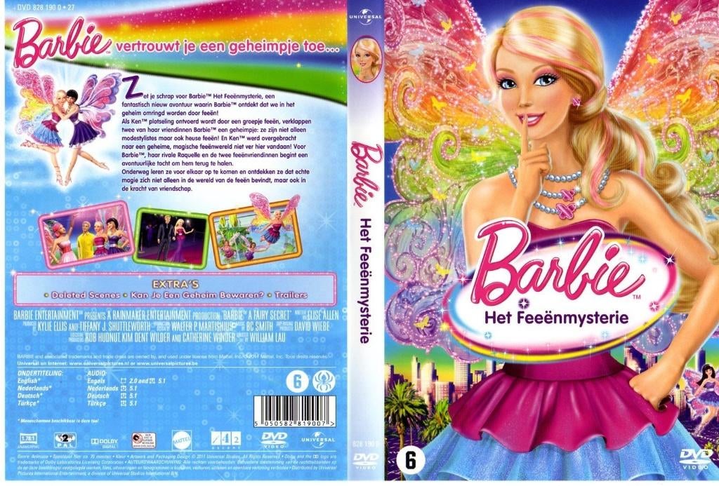 Barbie het feeen mysterie, Vanaf 6 jaar, Verzenden, Zo goed als nieuw