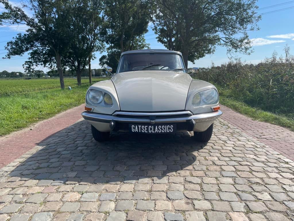 Citroën DS 20 2.0 Special 1971 beige/zwart, Auto's, Voorwielaandrijving, Citroën, 100 pk, Beige