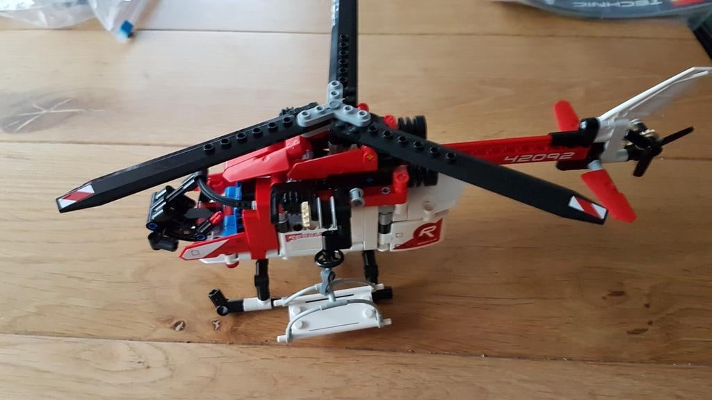 Lego Technic Helikopter 42092 - Zeer Goede Staat, Ophalen, Zo goed als nieuw, Complete set, Lego