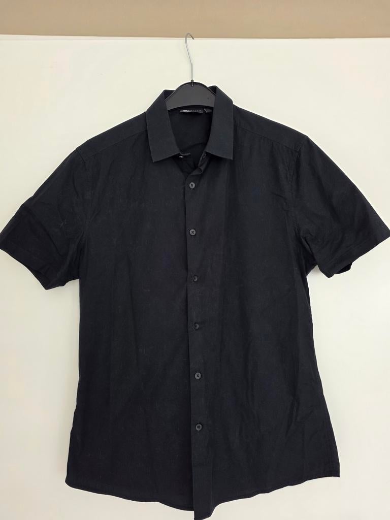ASOS zwarte zomerblouse heren maat L, Kleding | Heren, Overhemden, Ophalen of Verzenden