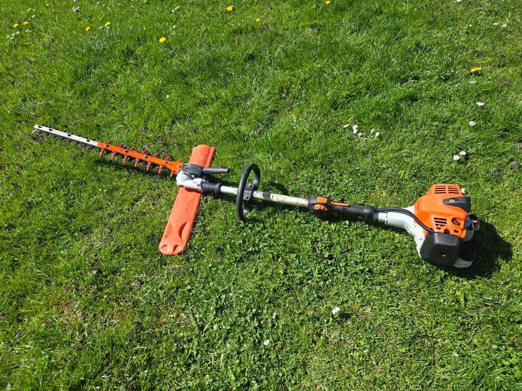 Stihl HL91 KC stokheggenschaar | bj. 2017 | HL 91 K Nette st, Info@stihl.nl, Gebruikt, Stihl HL 91 K C stokheggenschaar, Ophalen of Verzenden