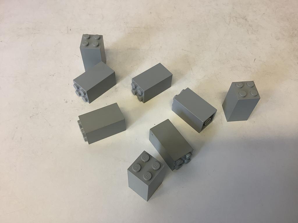 Lego steen 2x2x3 licht grijs (1), Ophalen of Verzenden, Gebruikt, Losse stenen, Lego