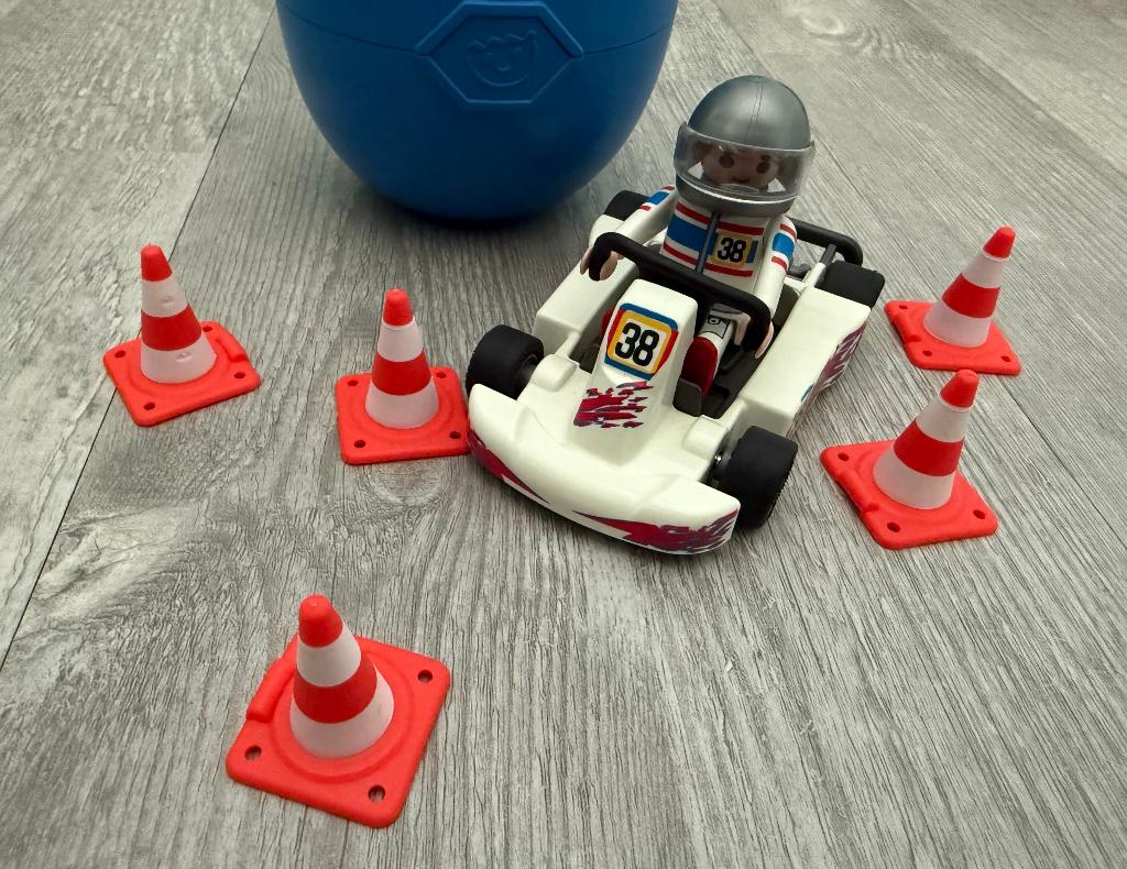 Playmobil Race Driver met Go Kart - 4932, Ophalen of Verzenden, Zo goed als nieuw, Complete set