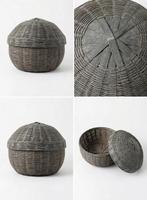 Oude Chinese Mand xl - Geleefd - stoer en sober - oosters, Ophalen, Gebruikt, Mand, Rond